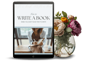How to write a book when you have no time to write