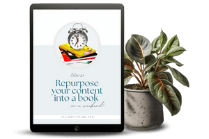 Repurpose Your Content into a Book Planner image