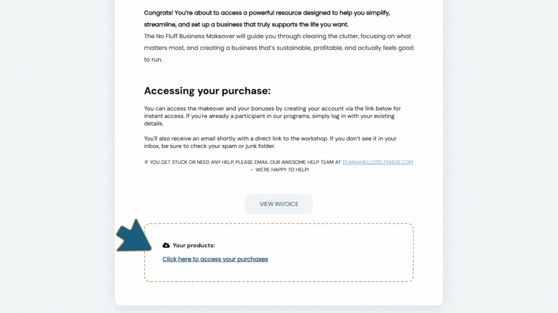 Confirmation Page Login